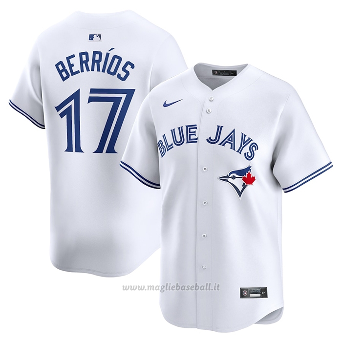 Maglia Baseball Uomo Toronto Blue Jays Jose Berrios Home Limited Bianco